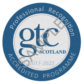 Professional Recognition - Quality Mark - SAMPLE Professional Recognition - Quality Mark - SAMPLE